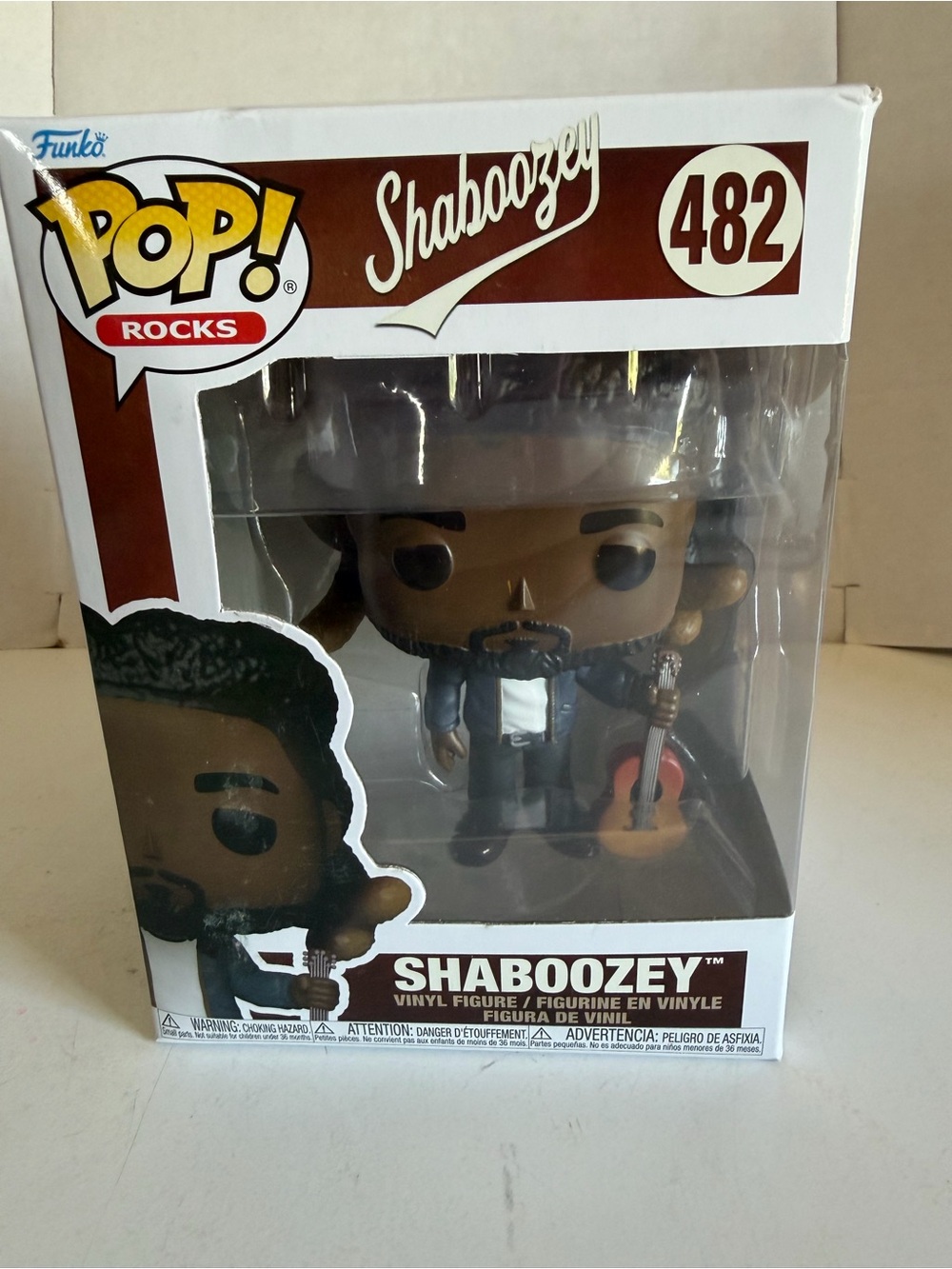 Funko Pop! Rocks Shaboozey Vinyl Figure - Brown, Black, Red Accent
